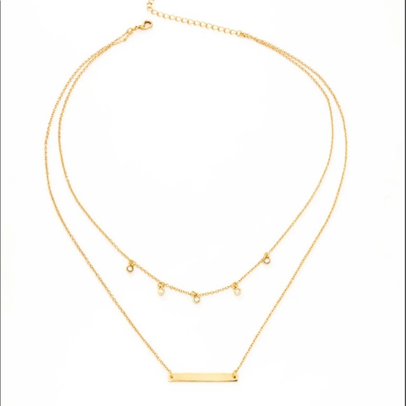 FOSTERIE Layered Gem Necklace (Brand New, Factory Sealed) - Picture 4 of 5